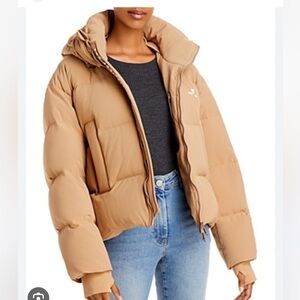 The Arrivals Aer Women's Tan Puffer Jacket